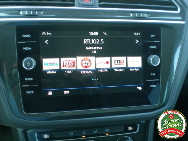 VOLKSWAGEN Tiguan usata, con Sensore di pioggia