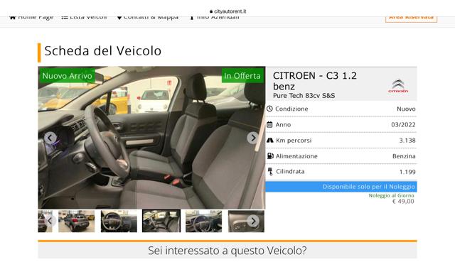 CITROEN C3 usata, con Autoradio