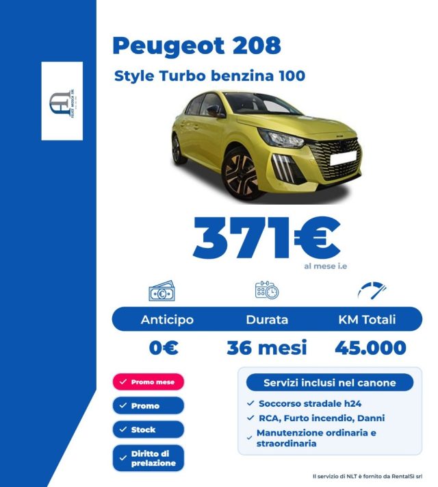 PEUGEOT 208 usata, con ABS