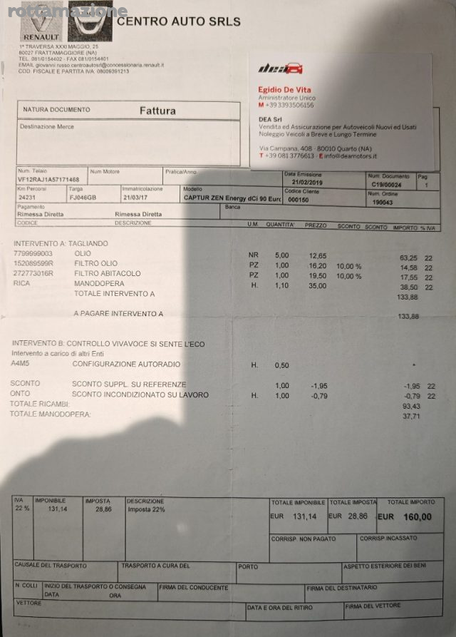 RENAULT Captur usata, con Bluetooth