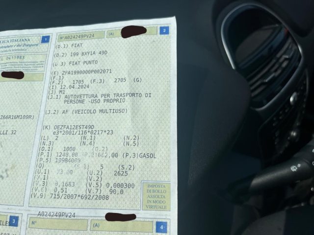 FIAT Punto usata, con Fendinebbia