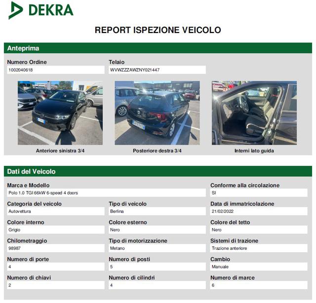 VOLKSWAGEN Polo usata, con MP3