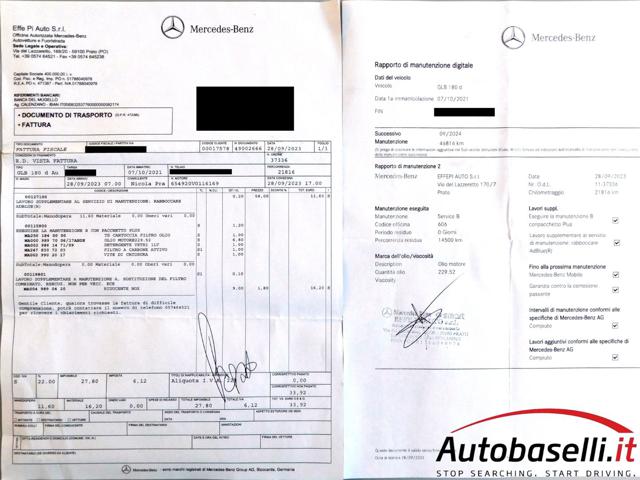 MERCEDES-BENZ GLB 180 usata, con Autoradio