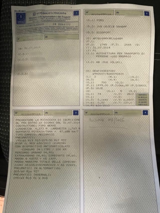 FORD EcoSport usata, con Bracciolo
