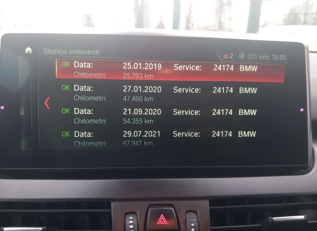 BMW 216 usata, con Immobilizzatore elettronico