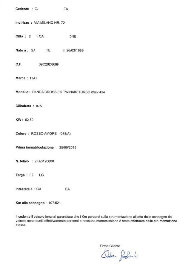 FIAT Panda Cross usata 70