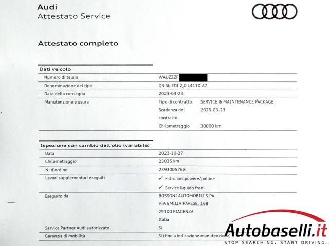 AUDI Q3 usata, con Autoradio