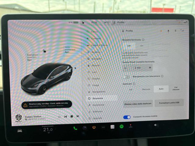 TESLA Model 3 usata, con Fendinebbia