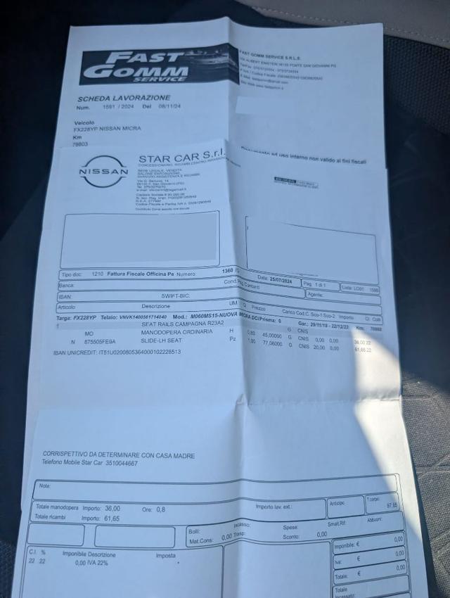 NISSAN Micra usata, con Filtro antiparticolato