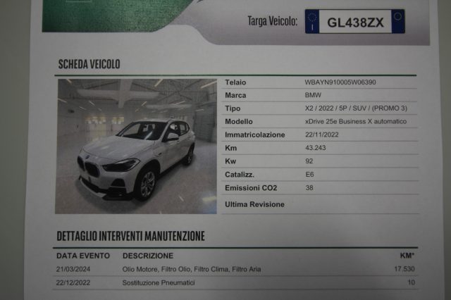 BMW X2 usata, con Chiusura centralizzata