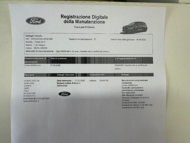 FORD Fiesta usata, con Touch screen