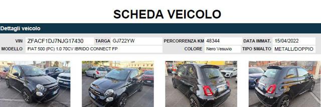FIAT 500 usata, con Airbag