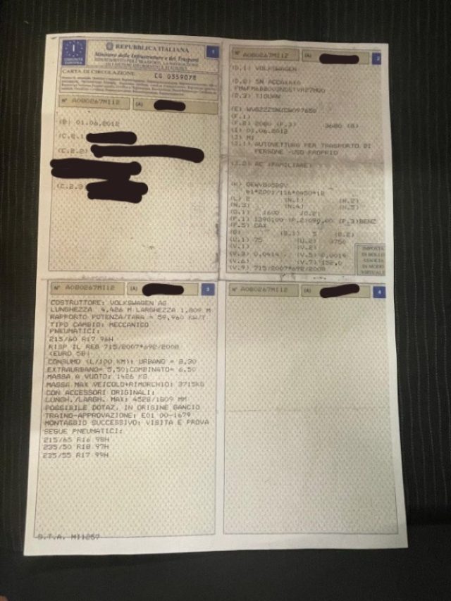VOLKSWAGEN Tiguan usata, con Sedile posteriore sdoppiato