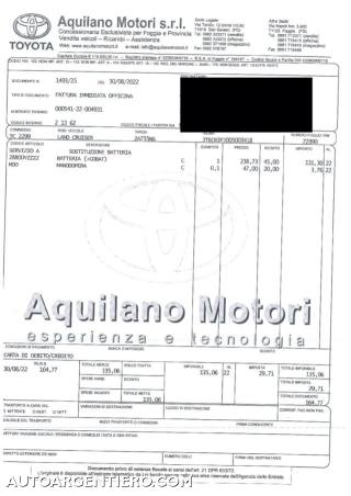 TOYOTA Land Cruiser usata, con Ruota di riserva
