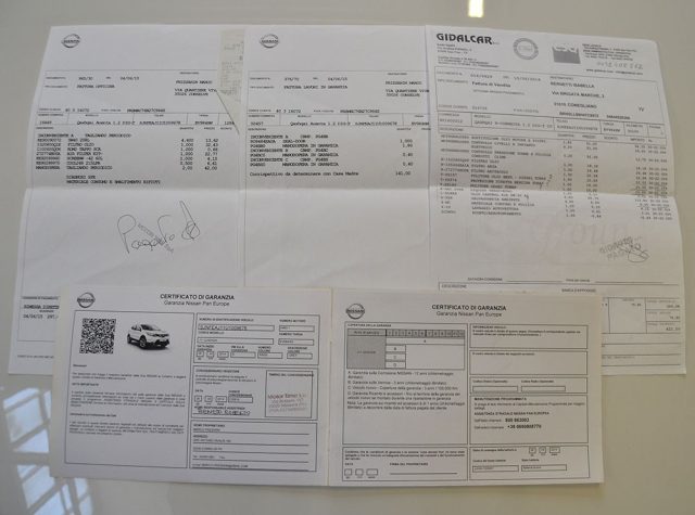 NISSAN Qashqai usata, con Cronologia tagliandi