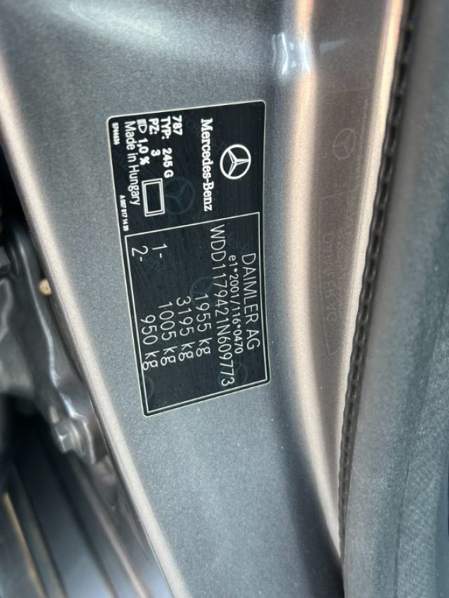 MERCEDES-BENZ CLA 180 usata, con Servosterzo