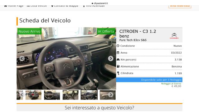 CITROEN C3 usata, con Chiusura centralizzata