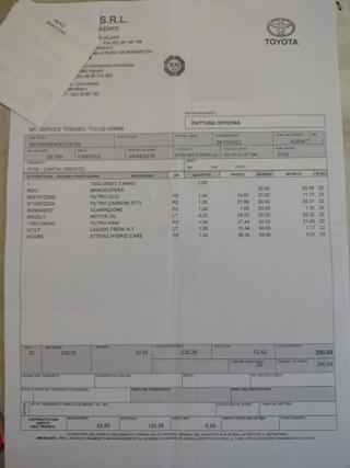 TOYOTA Corolla usata, con Sensore di luce