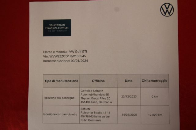 VOLKSWAGEN Golf GTI usata, con Chiusura centralizzata