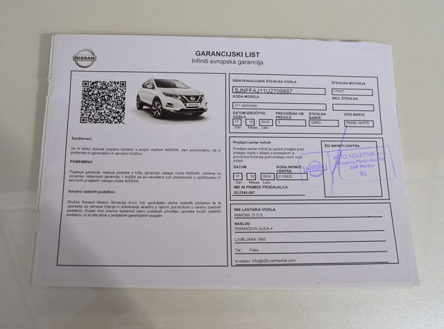 NISSAN Qashqai usata, con Fendinebbia