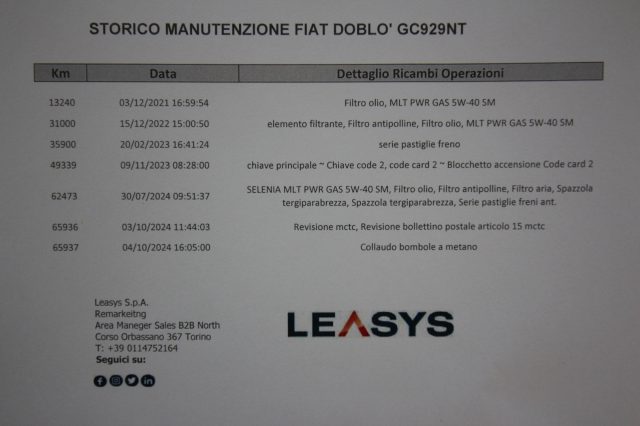 FIAT Doblo usata, con Controllo trazione