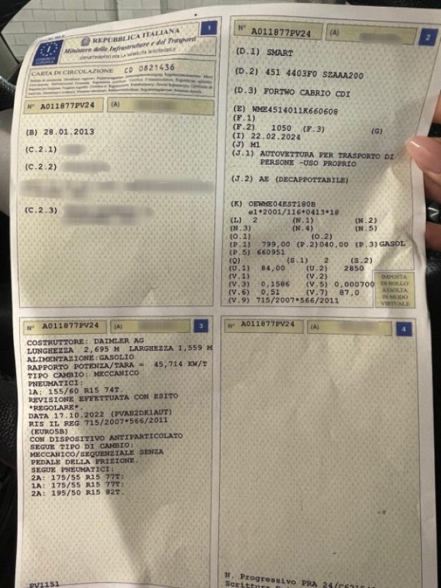 SMART ForTwo usata, con Lettore CD