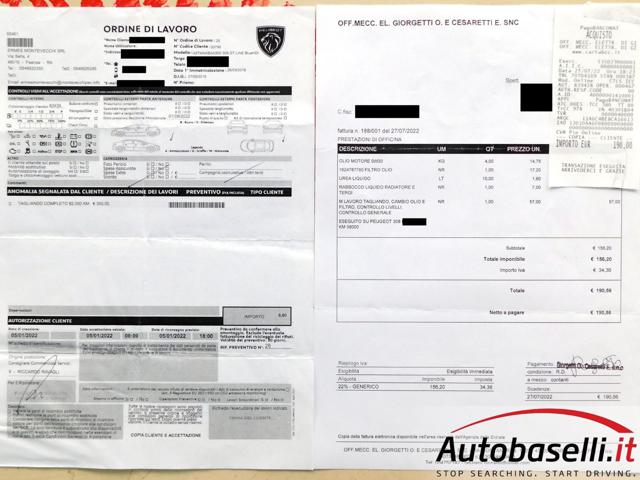 PEUGEOT 308 usata, con Park Distance Control