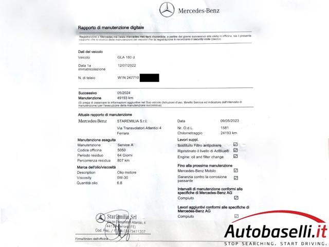 MERCEDES-BENZ GLA 200 usata 69