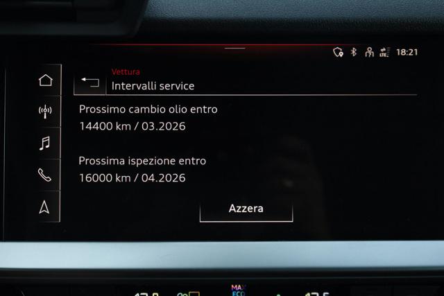 AUDI A3 usata, con Chiamata automatica per emergenze