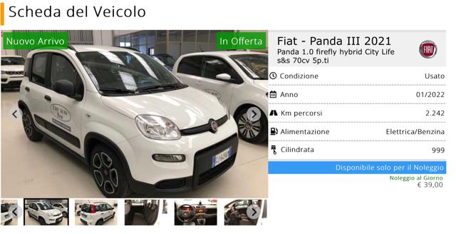 FIAT Panda usata, con Alzacristalli elettrici