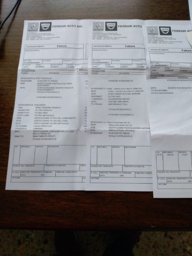 RENAULT Scenic usata, con Sistema di navigazione