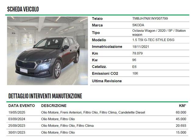 SKODA Octavia usata, con Autoradio digitale