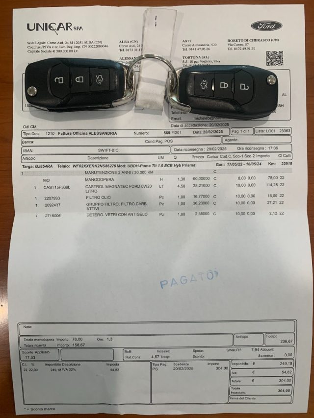 FORD Puma usata, con Touch screen