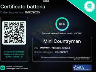 MINI Countryman usata, con Filtro antiparticolato