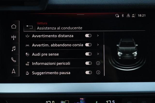 AUDI A3 usata, con Riconoscimento dei segnali stradali