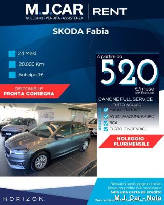 SKODA Fabia 1.0 TSI EVO 115 CV CAMBIO AUTOMATICO--PLURIMENSILE