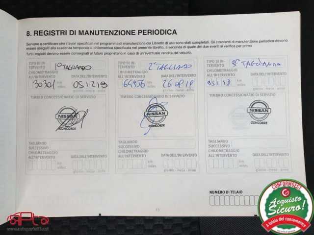 NISSAN Qashqai usata, con Servosterzo