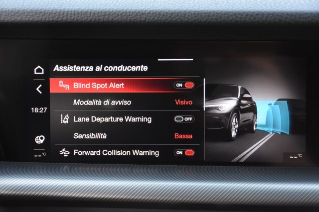ALFA ROMEO Stelvio usata, con Volante in pelle