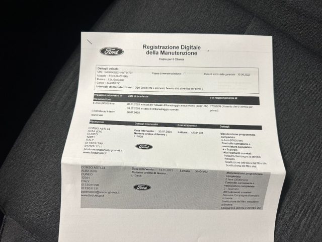 FORD Focus usata, con Sedile posteriore sdoppiato