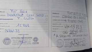 FIAT 500X usata, con Immobilizzatore elettronico
