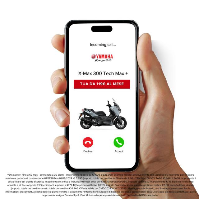 YAMAHA X-MAX 300 usata 2