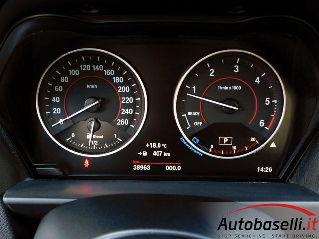 BMW 218 usata, con Fari bi-xeno