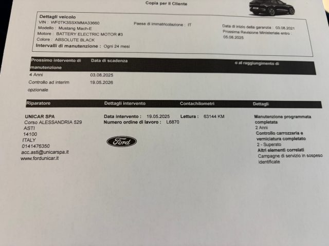 FORD Mustang Mach-E usata, con Sistema di navigazione