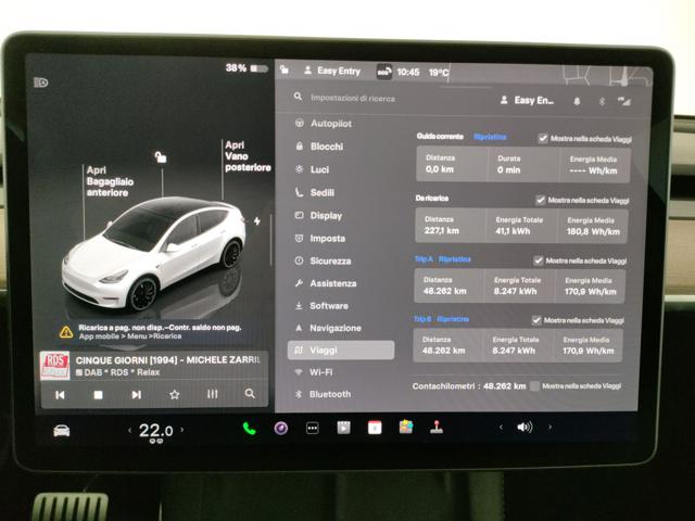 TESLA Model Y usata, con Immobilizzatore elettronico