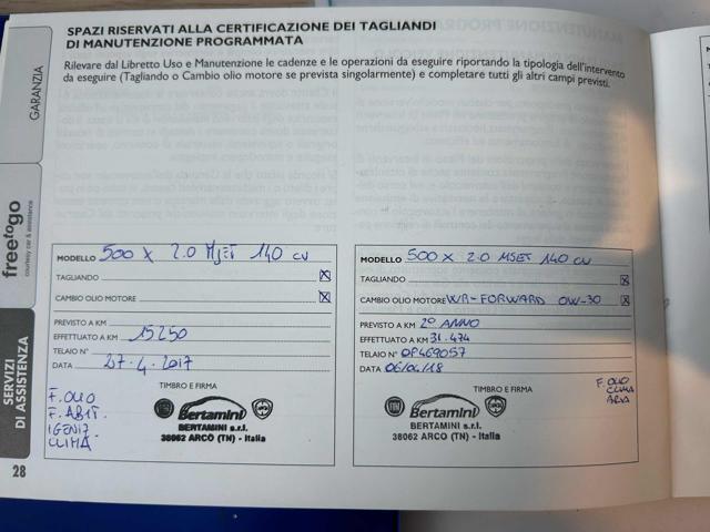 FIAT 500X usata, con Servosterzo