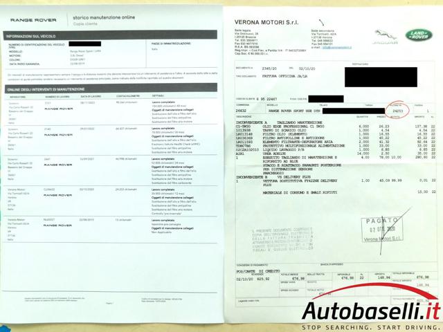 LAND ROVER Range Rover Sport usata, con Schermo multifunzione interamente digitale