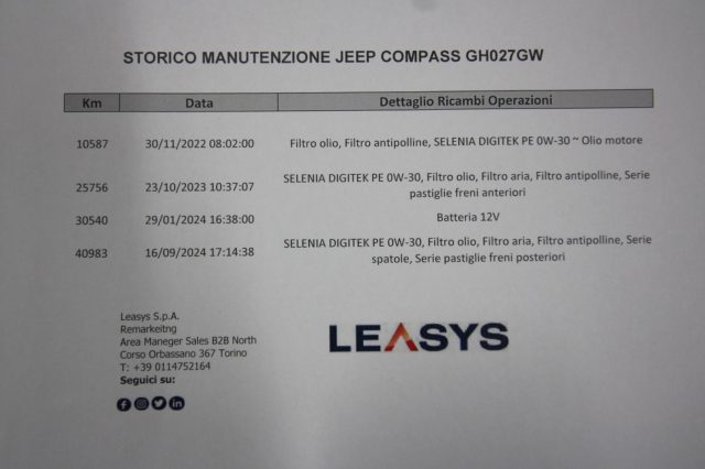 JEEP Compass usata, con Climatizzatore