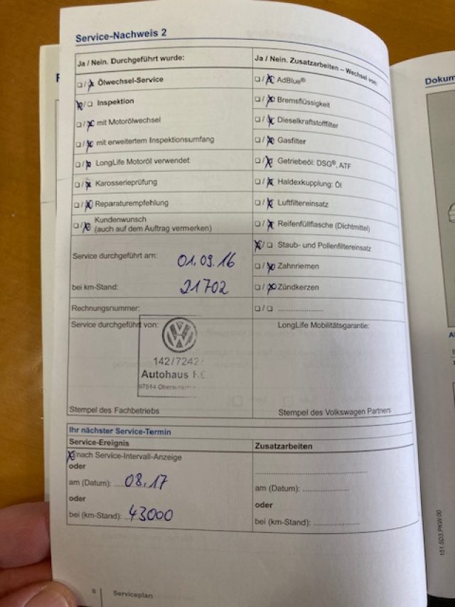 VOLKSWAGEN Maggiolino usata, con Sensori di parcheggio anteriori