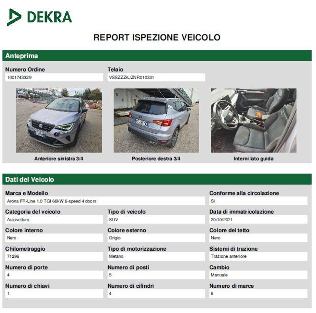 SEAT Arona usata, con Touch screen