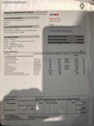 RENAULT Captur usata, con Sistema di navigazione